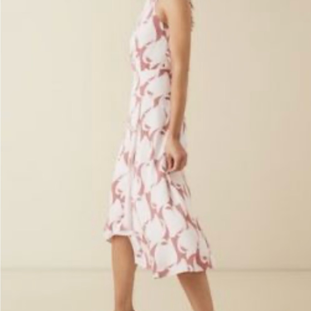 Reiss Doriana High Neck Midi Dress